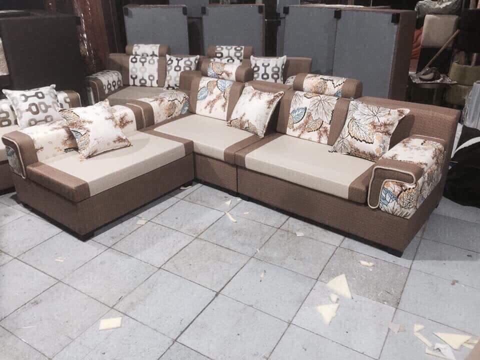Sofa Góc Bọc Nỉ - Mã ( S5500)